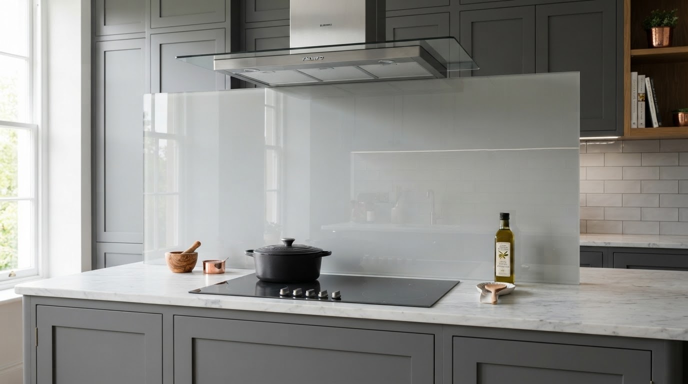 crédence en verre sur mesure