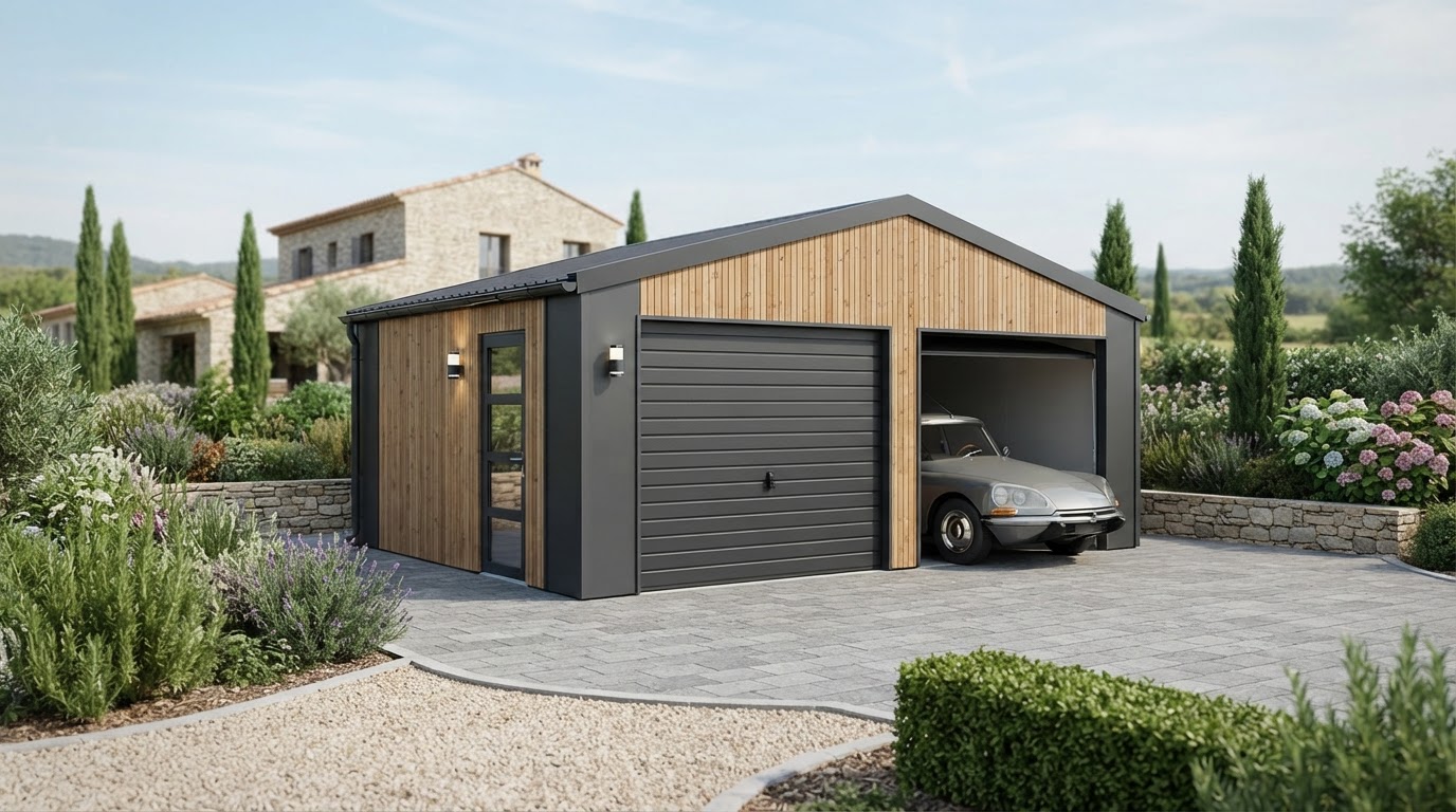Garage préfabriqué sur mesure