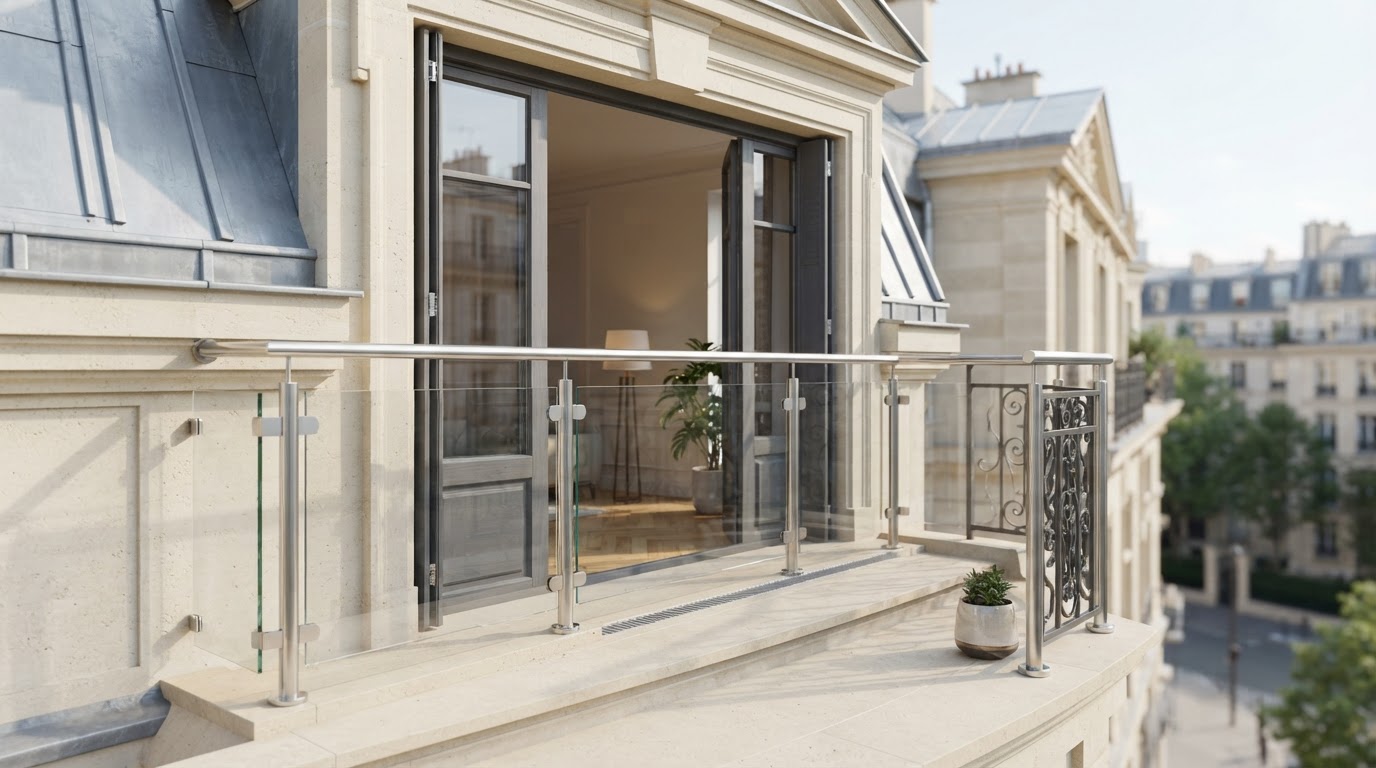 Garde-corps de fenêtre sur mesure