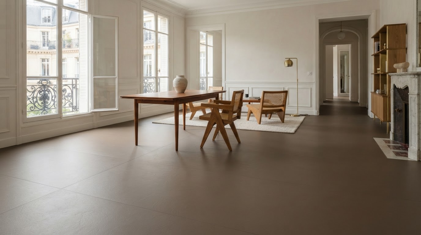 rouleau de linoléum sur mesure