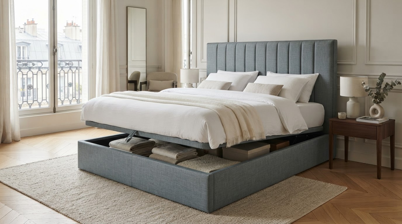 Lit coffre sur mesure
