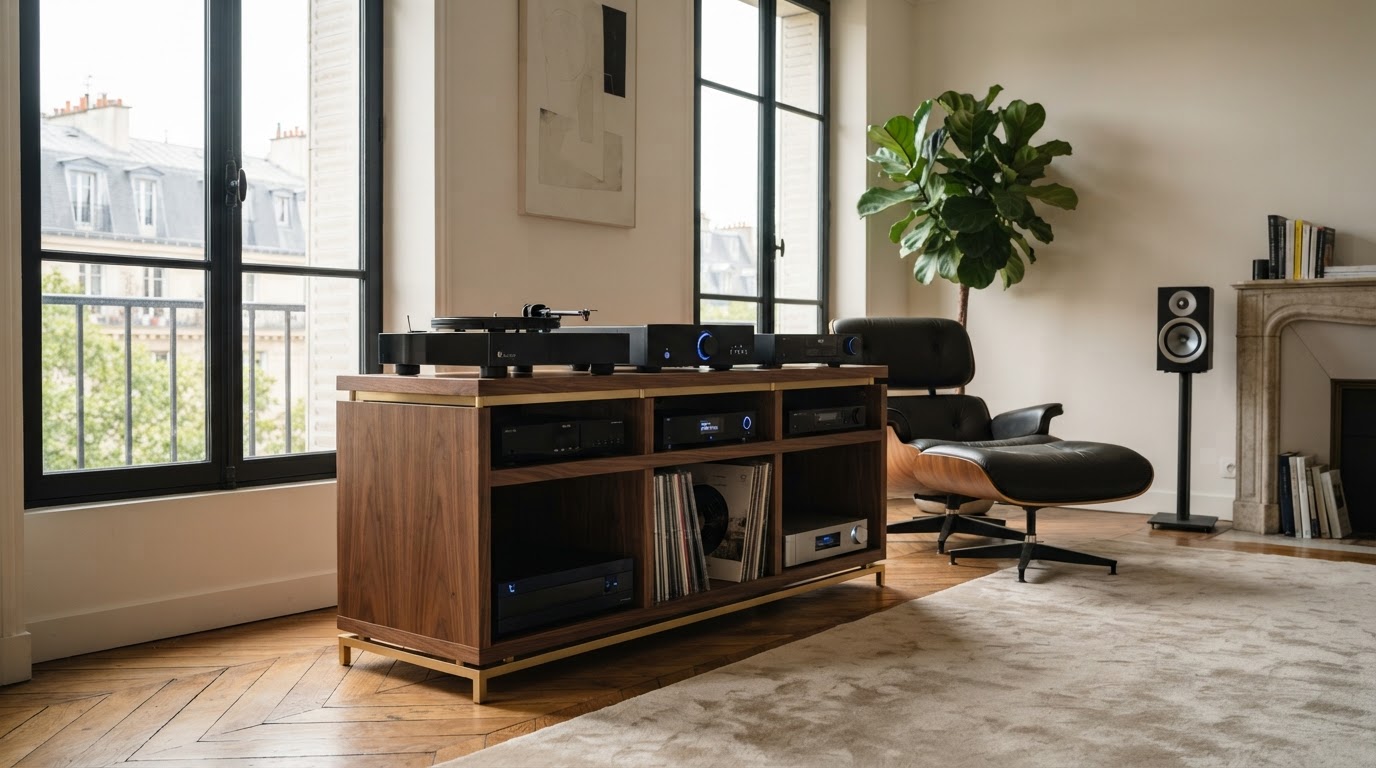Meuble Hi-Fi sur mesure
