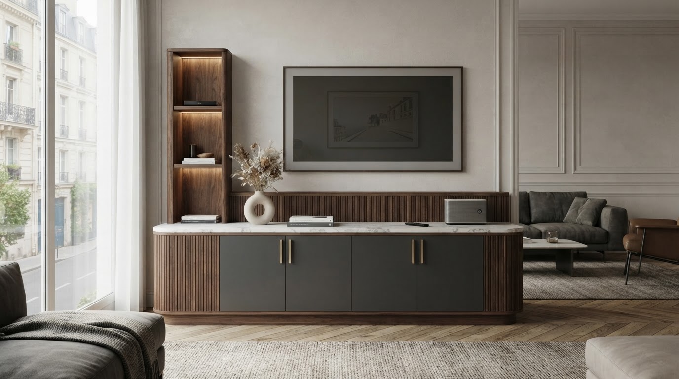 Meuble TV design sur mesure