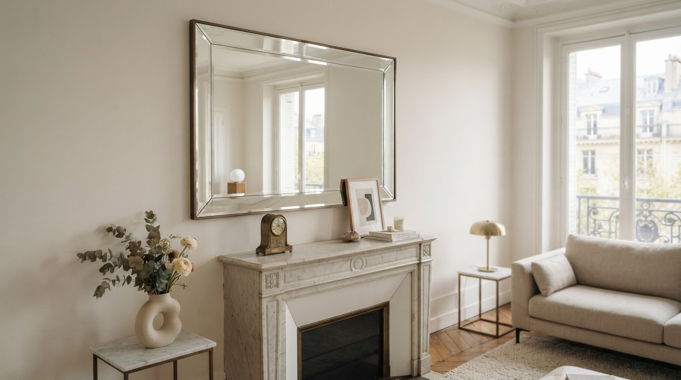 Miroir biseauté sur mesure