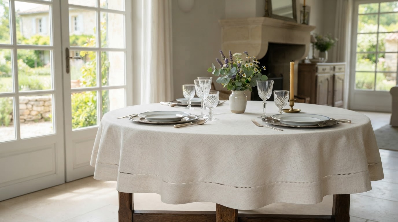 nappe ronde sur mesure