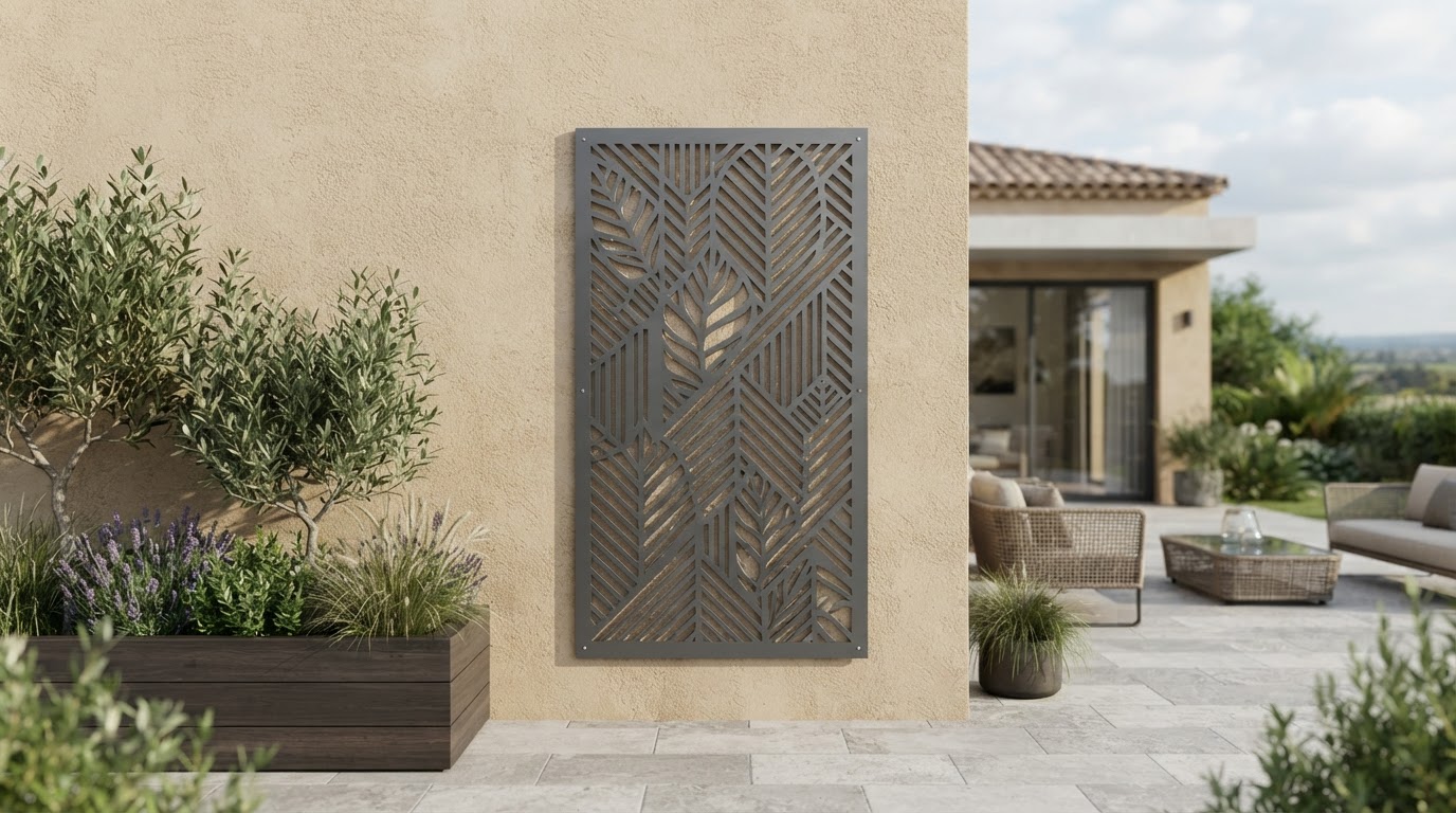 Panneau décoratif aluminium extérieur