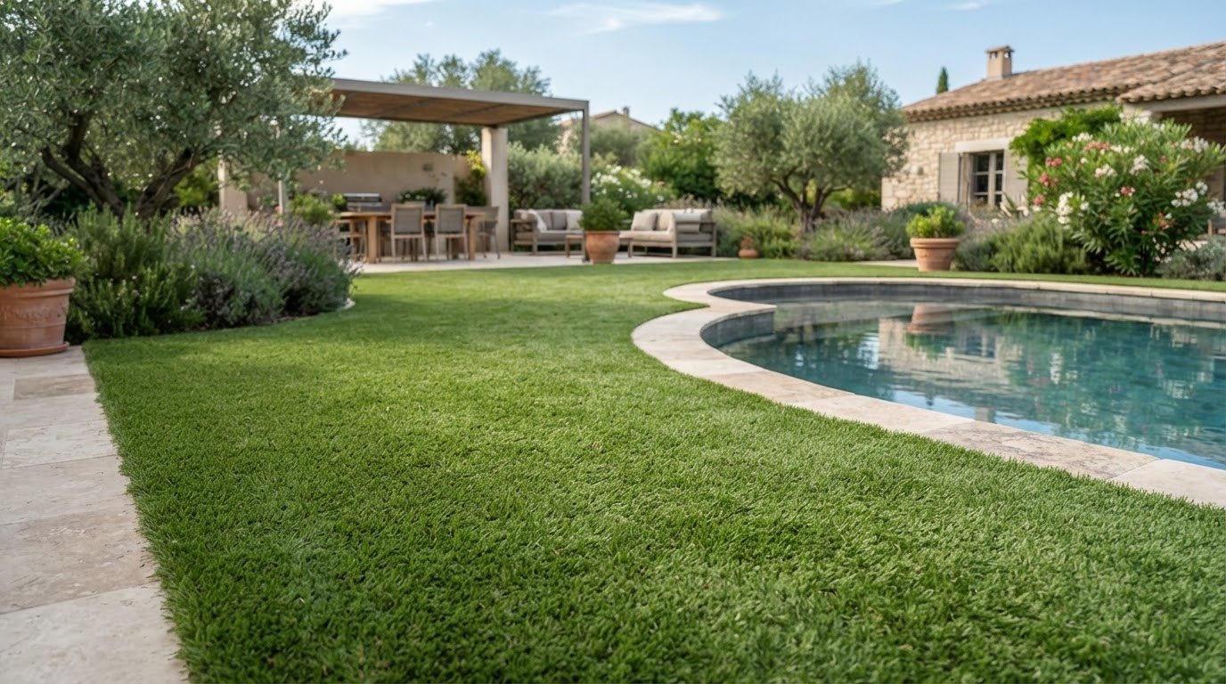 pelouse synthétique sur mesure