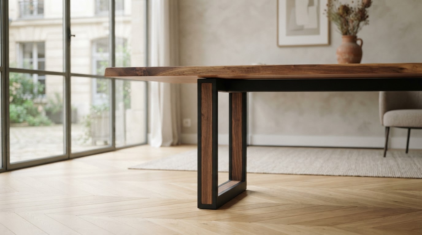 pied de table sur mesure