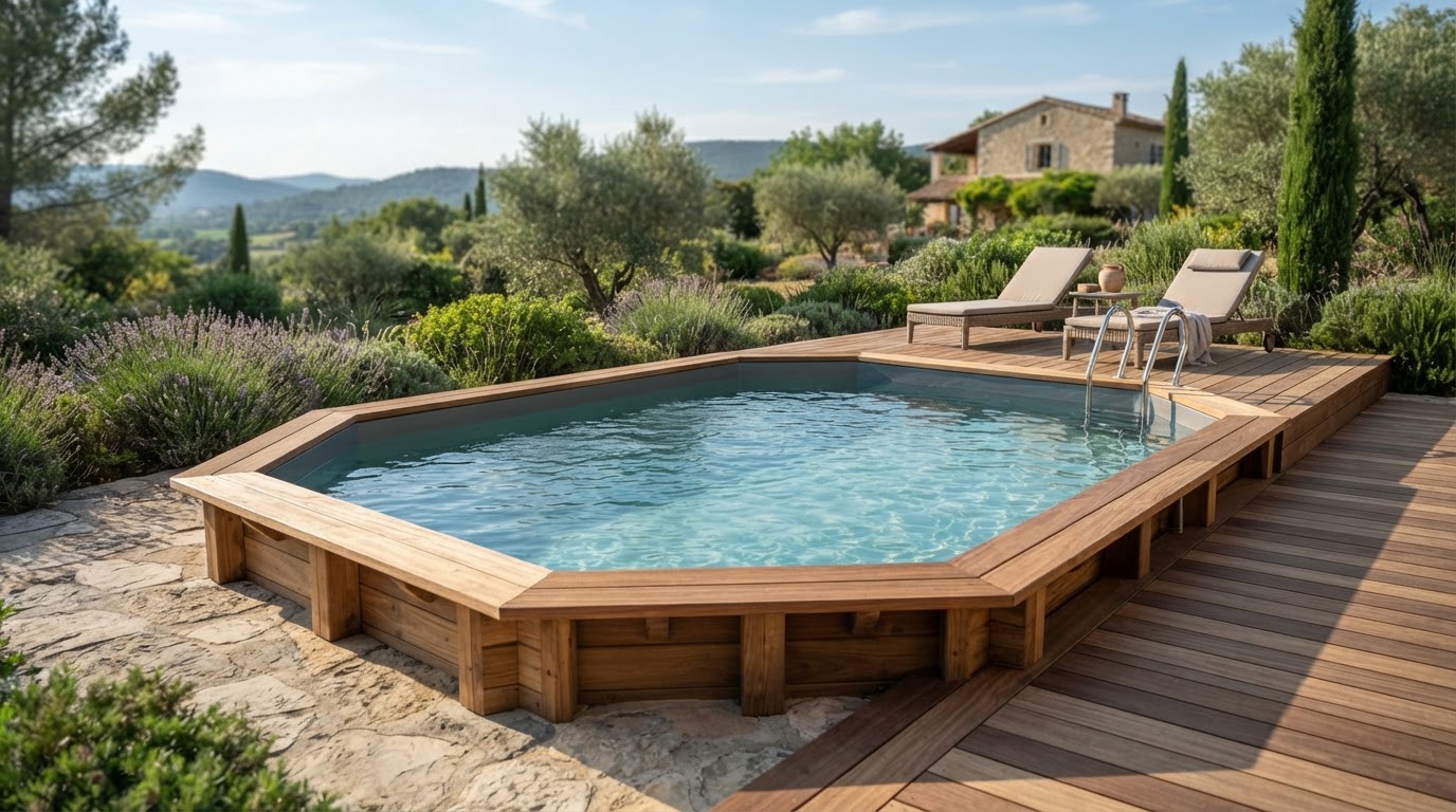 Piscine en bois sur mesure