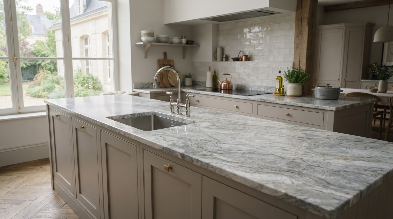 Plan de travail en granit sur mesure