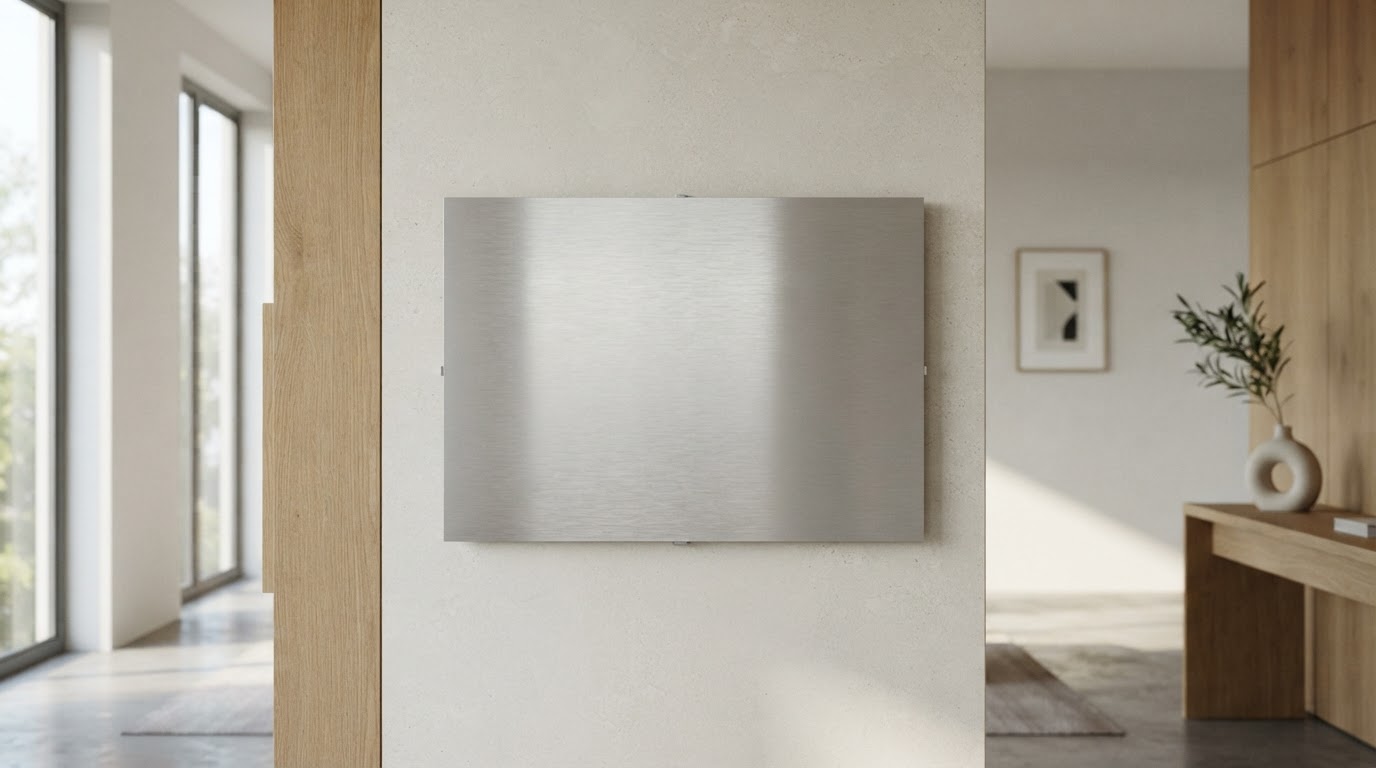 Plaque aluminium brossé
