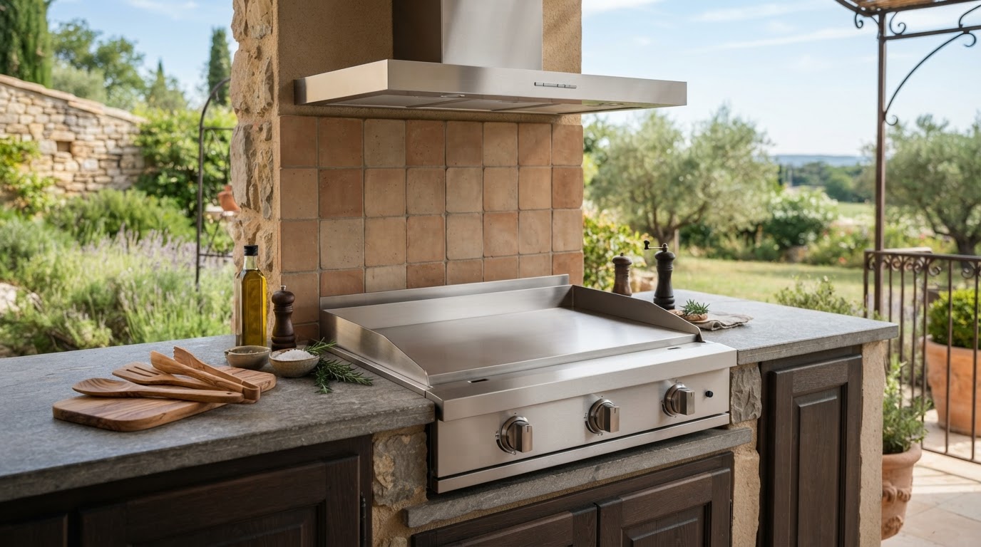 Plaque plancha inox sur mesure