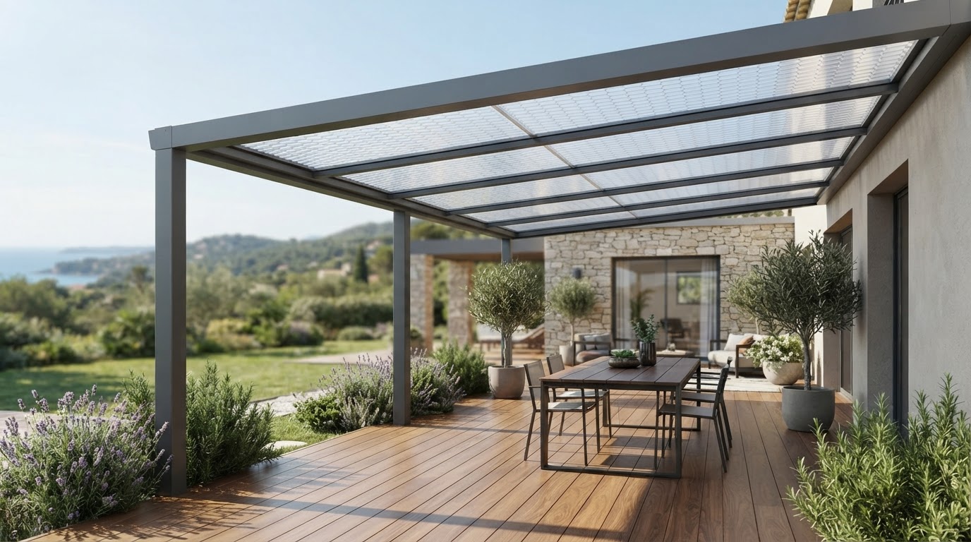 Plaque de polycarbonate alvéolaire découpée sur mesure
