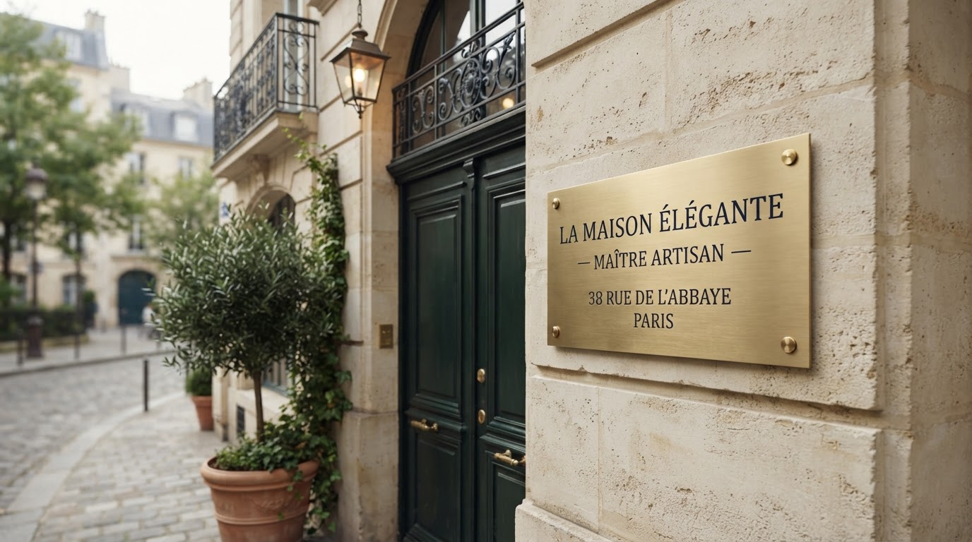 plaque sur mesure