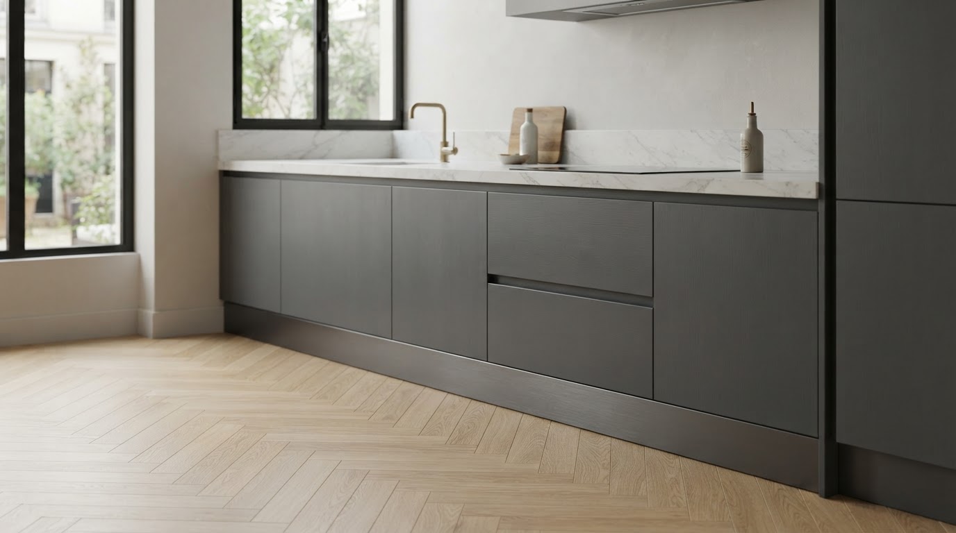 plinthe de cuisine sur mesure