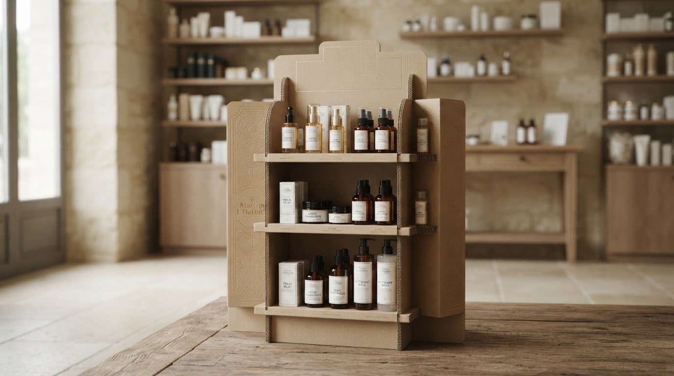 présentoir en carton sur mesure