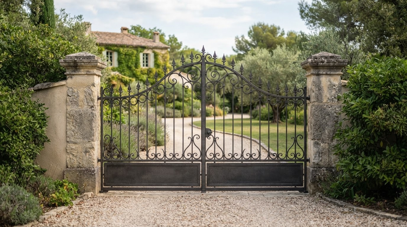 Portail en fer sur mesure