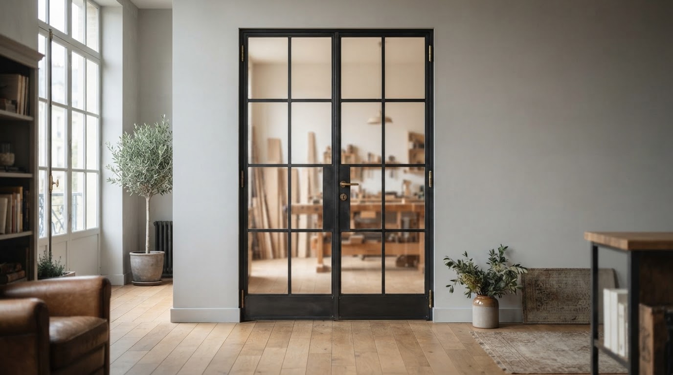 porte d'atelier sur mesure