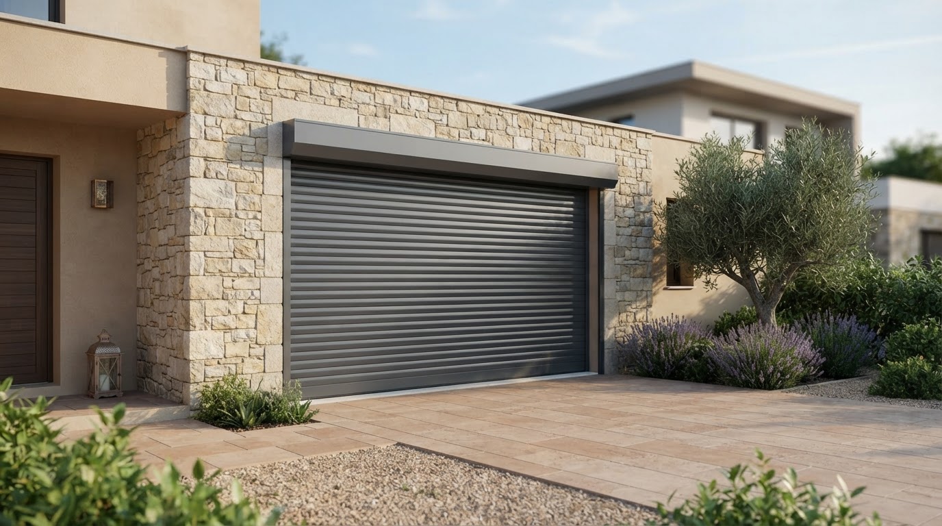Porte de garage enroulable sur mesure