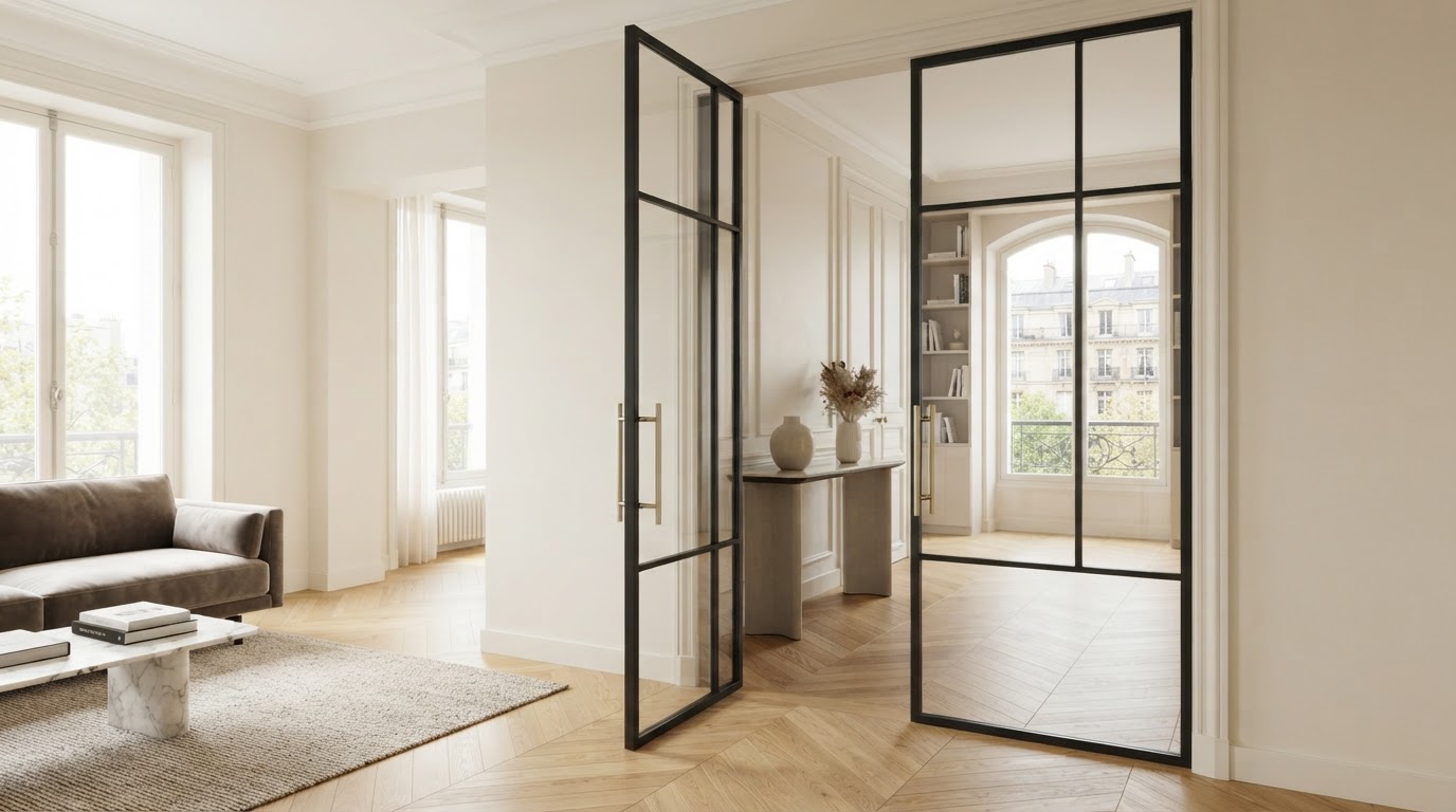 porte vitrée sur mesure