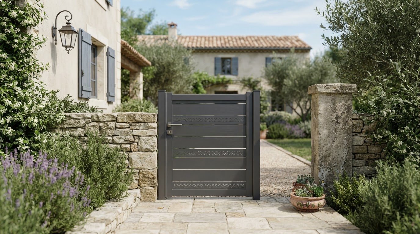 Portillon aluminium sur mesure