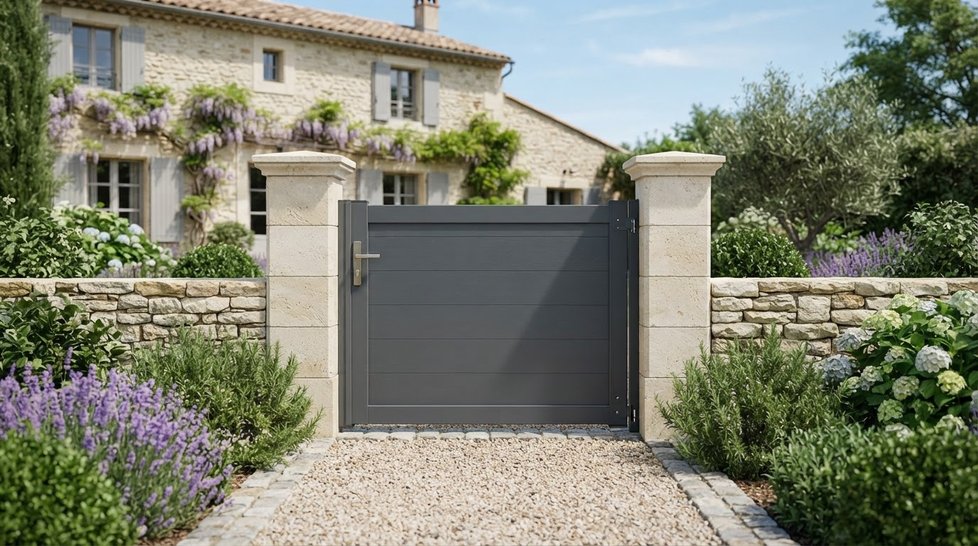 Portillon en PVC sur mesure