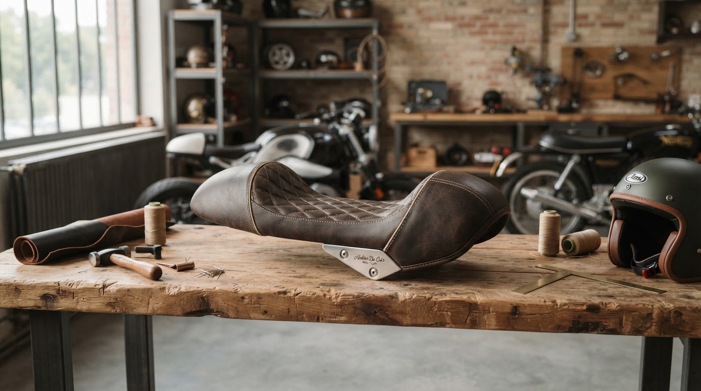 Selle de moto personnalisée
