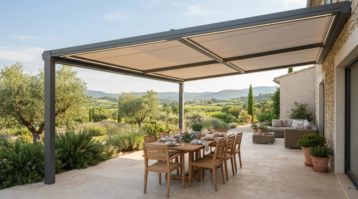 Store de pergola sur mesure