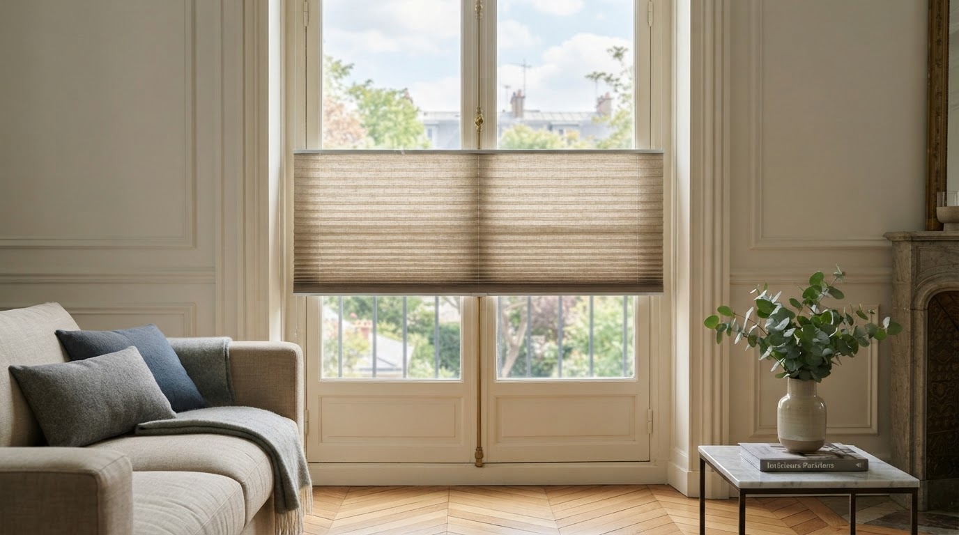 store plissé sur mesure