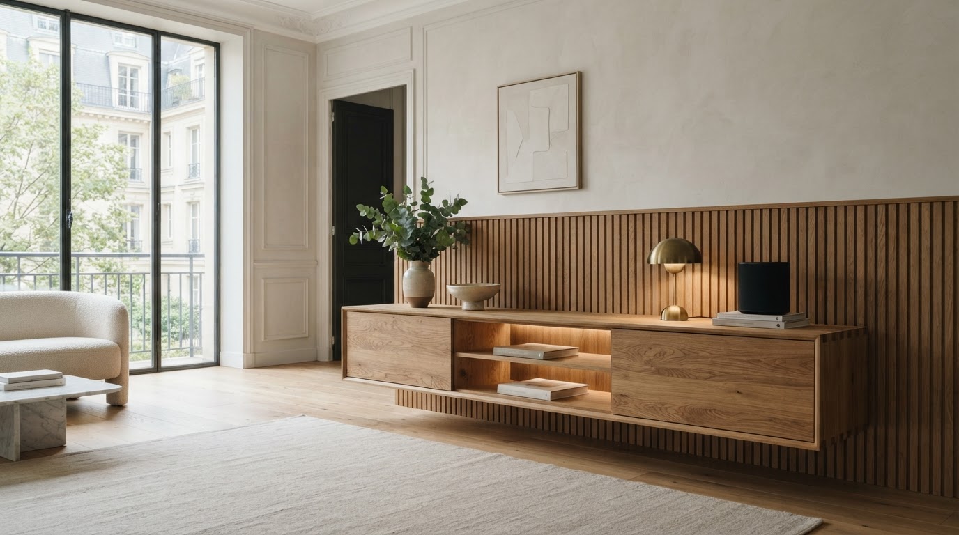 meuble en bois sur mesure