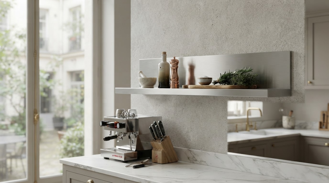 Tablette inox sur mesure