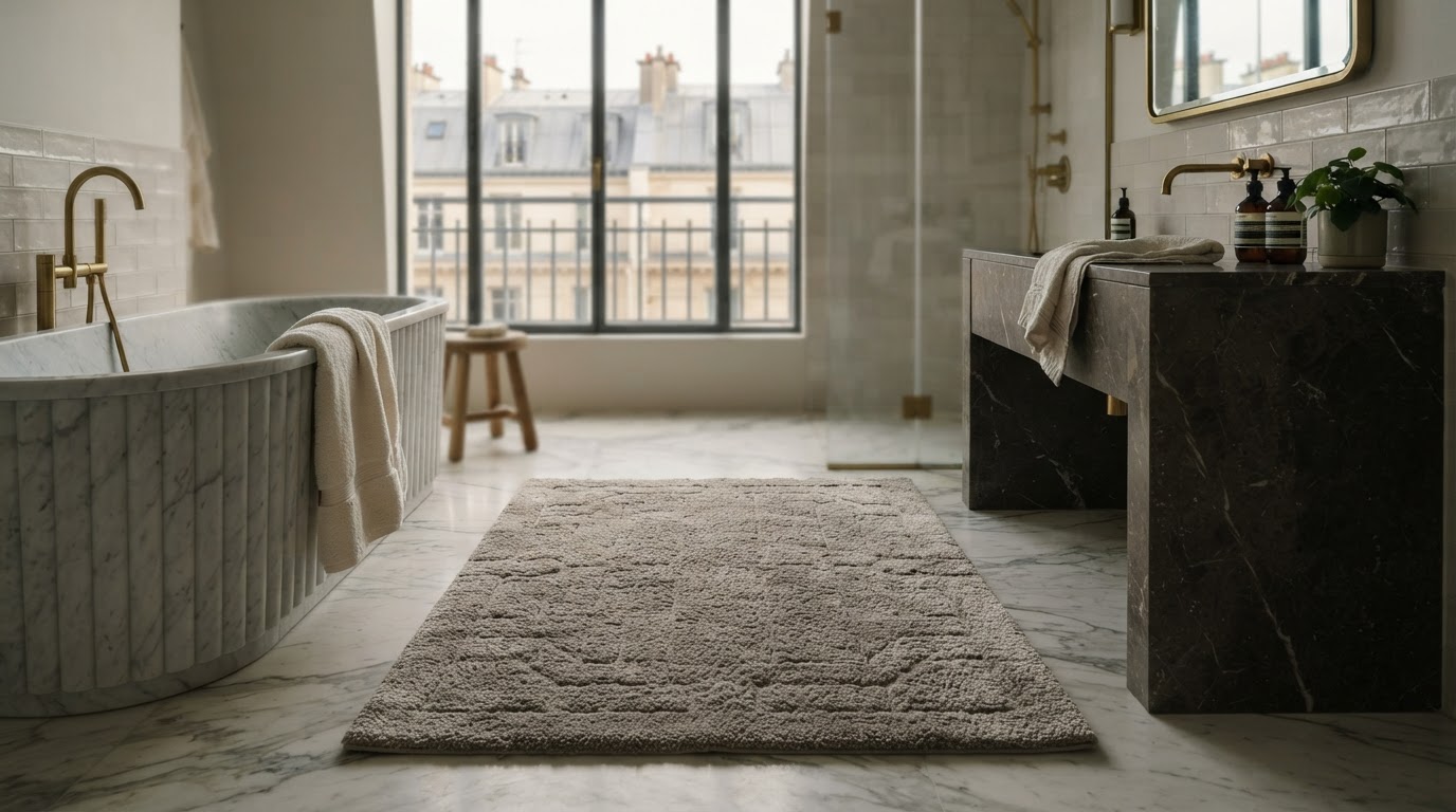 tapis de salle de bain sur mesure