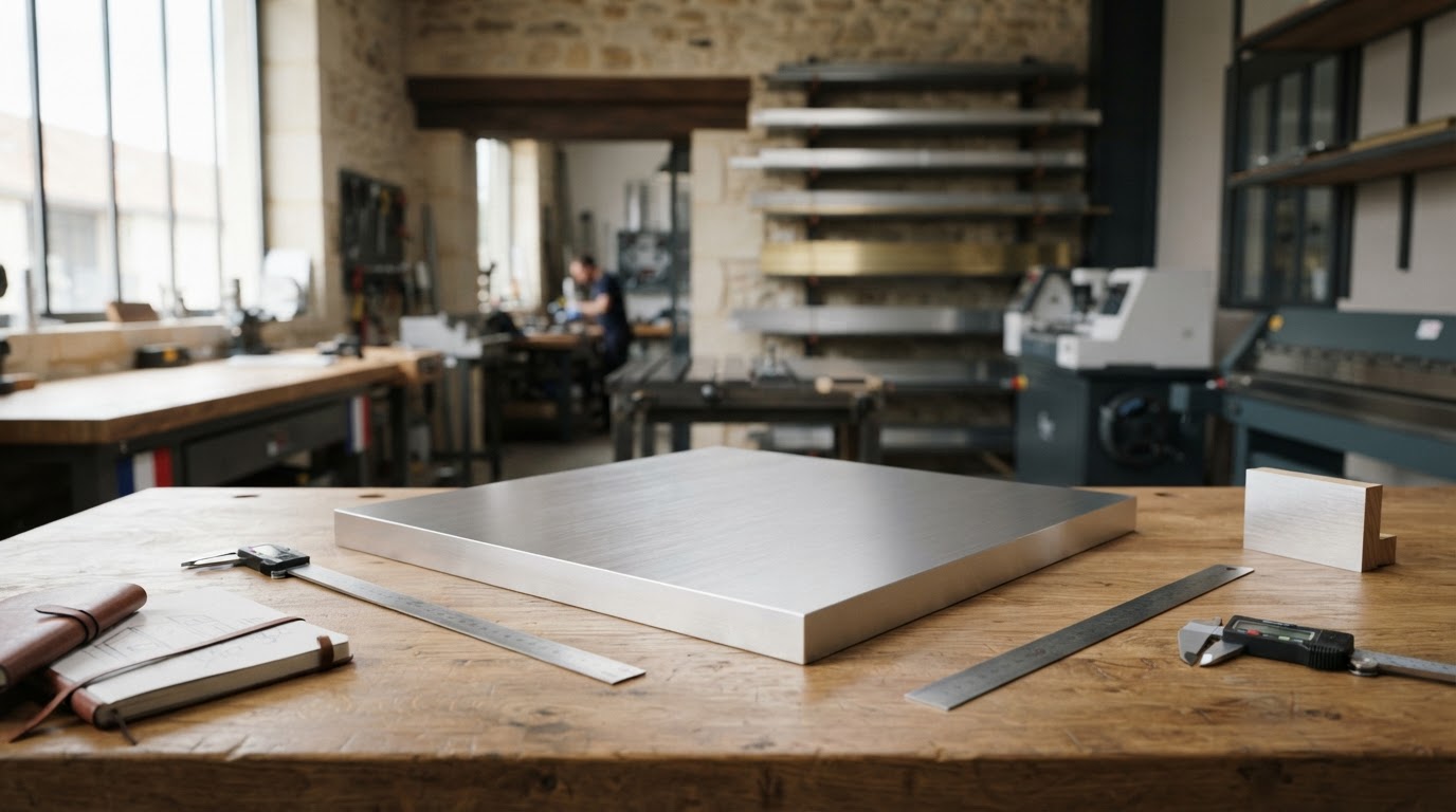 Plaque d'aluminium