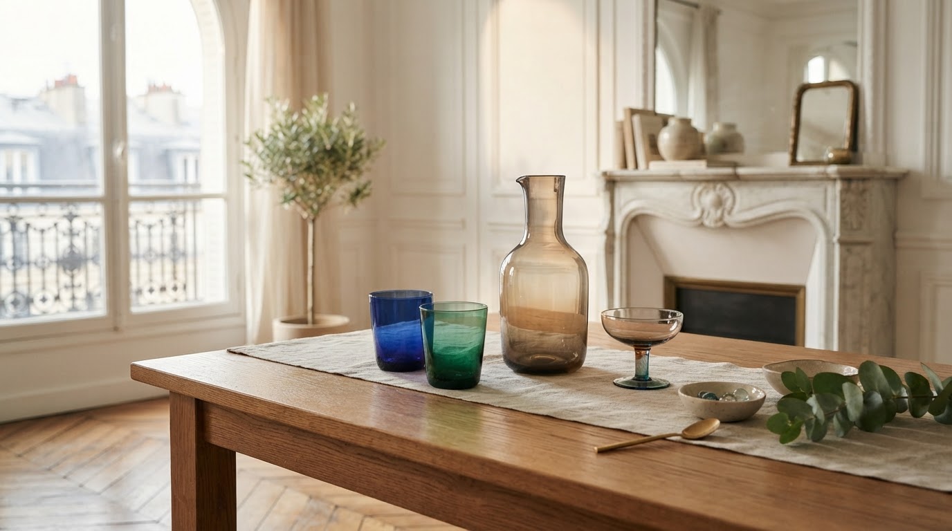 verre coloré sur mesure
