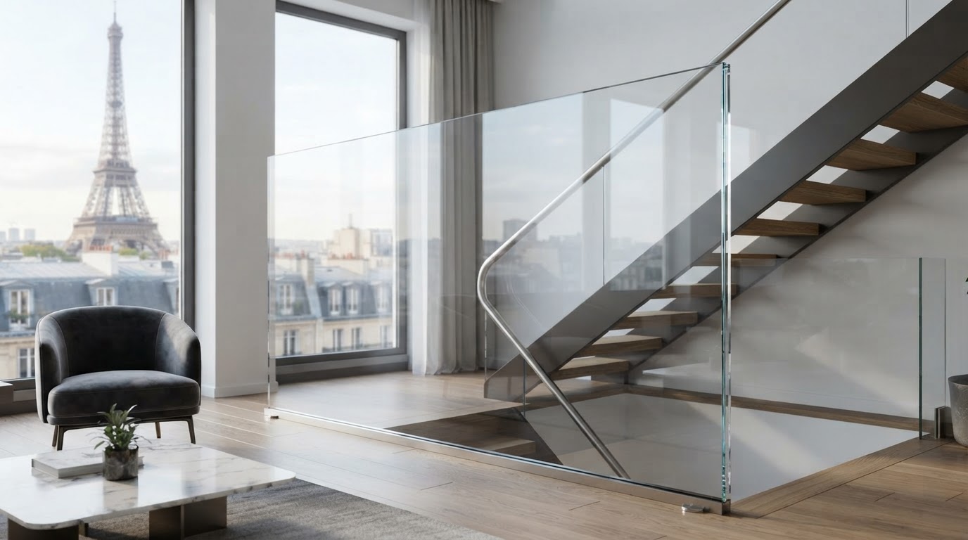 Verre feuilleté sur mesure