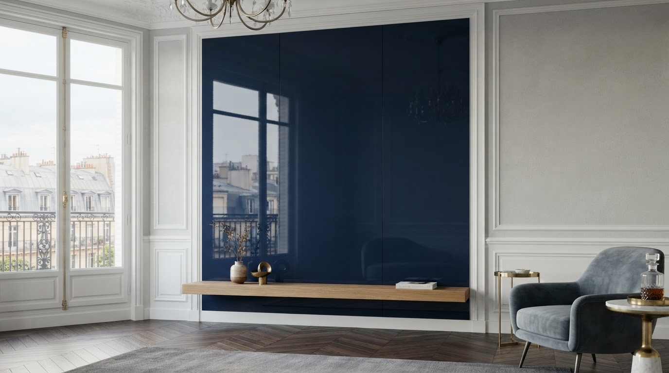 verre laqué sur mesure