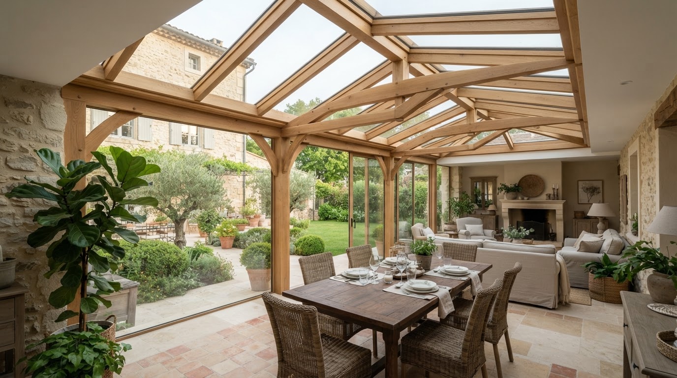 Verrière en bois sur mesure