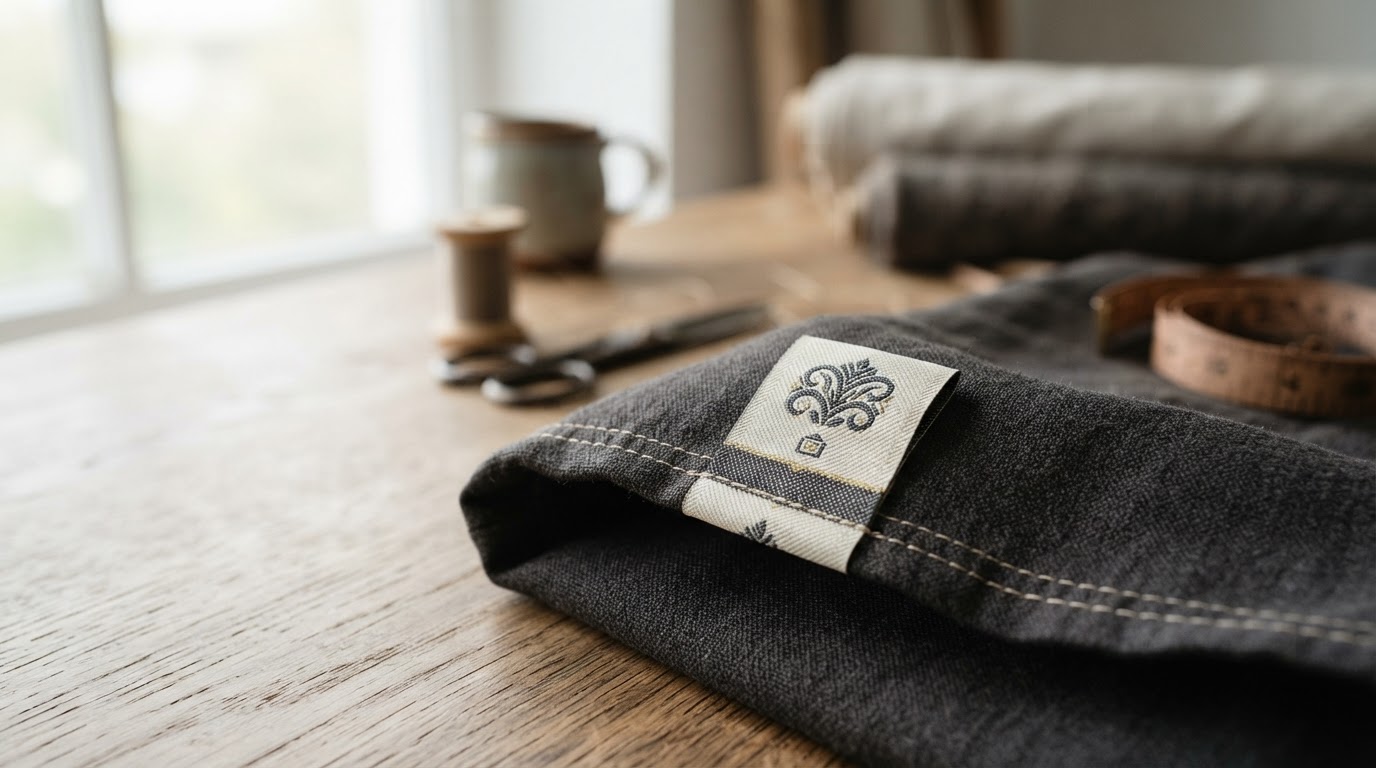 Egyedi textil címke