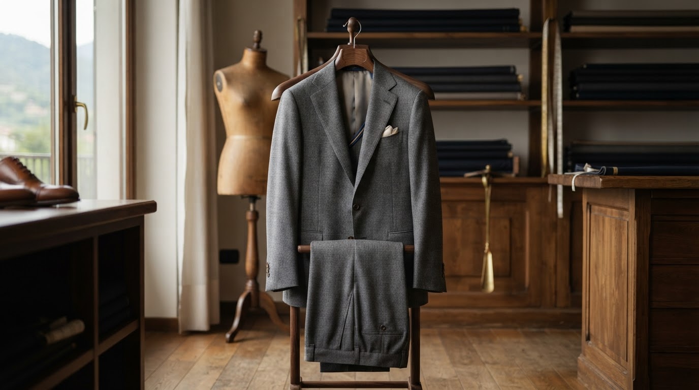 abito sartoriale in lana
