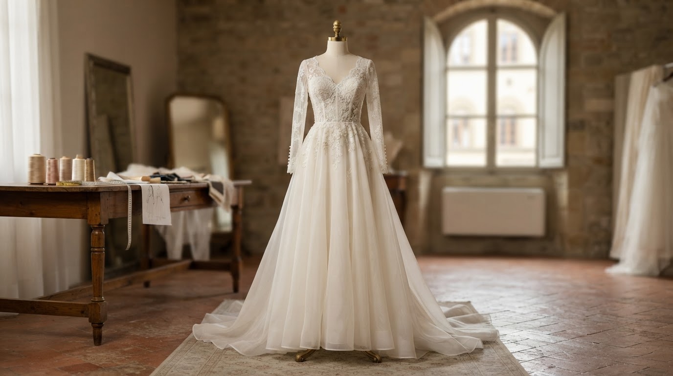 abito da sposa su misura
