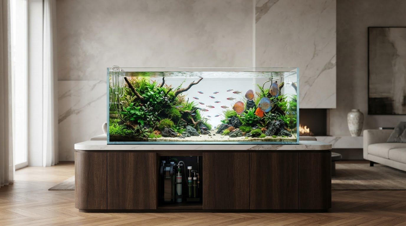 acquario in acrilico su misura