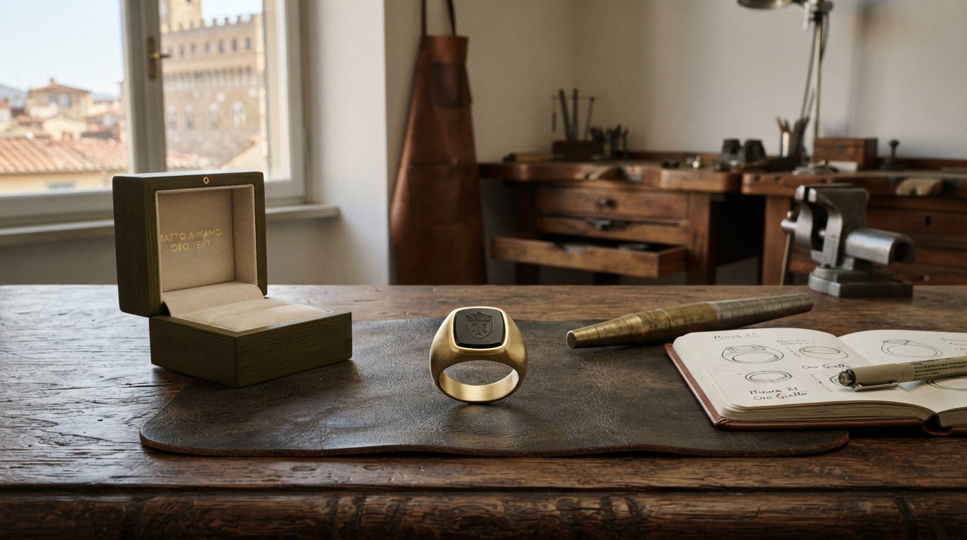 anello uomo su misura