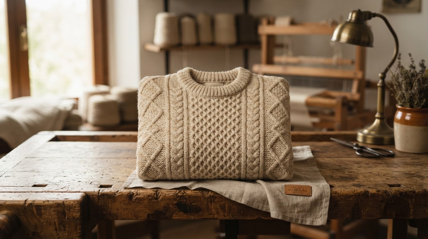 maglione aran su misura