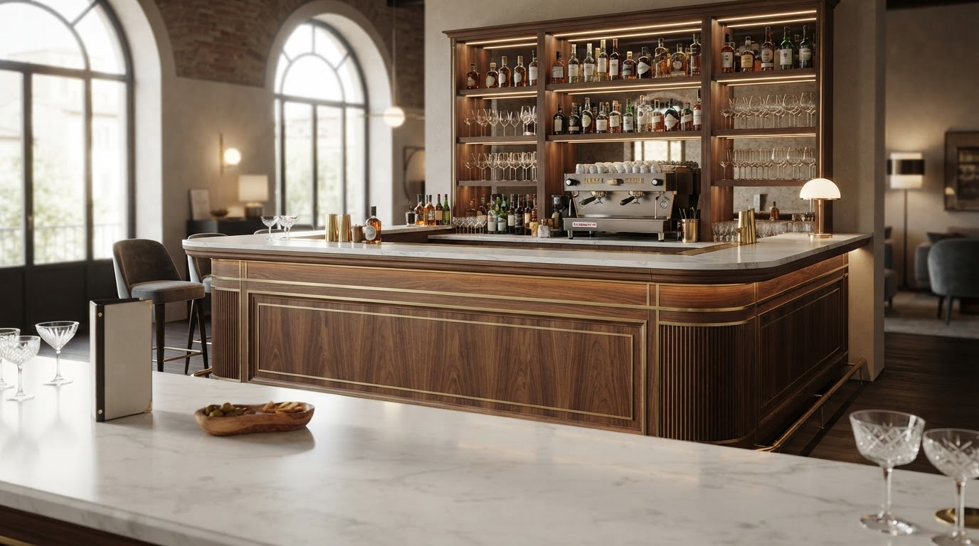 bancone bar su misura