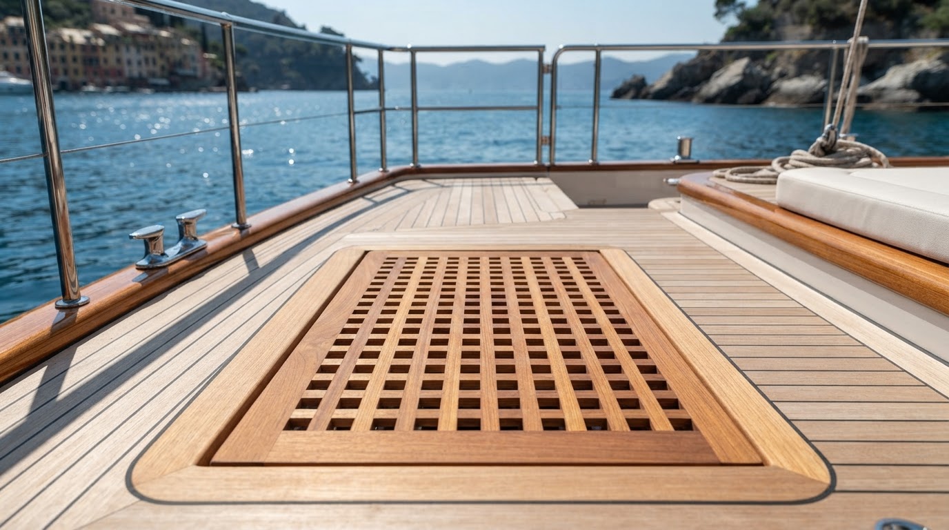 Carabottino in teak su misura