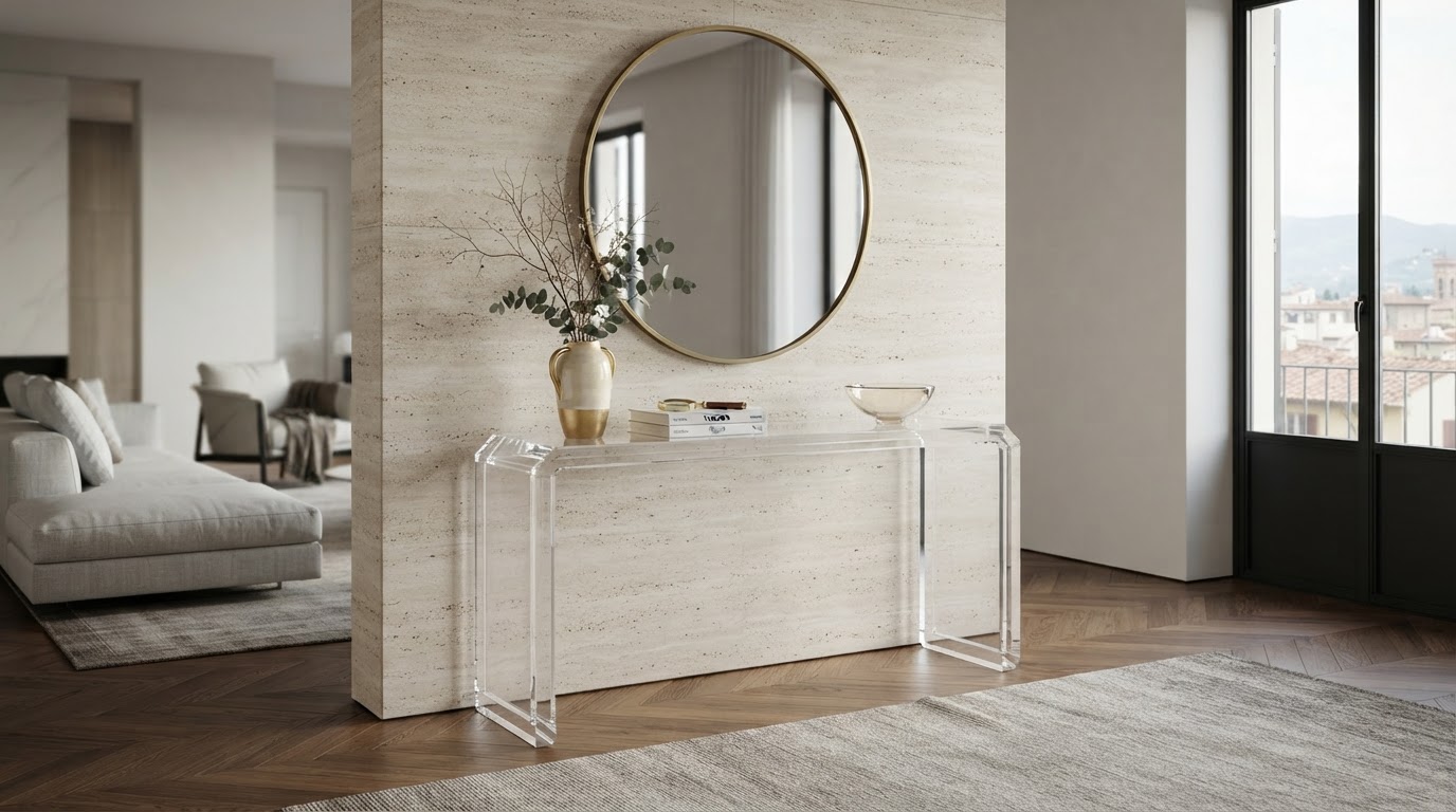 Console in plexiglass su misura