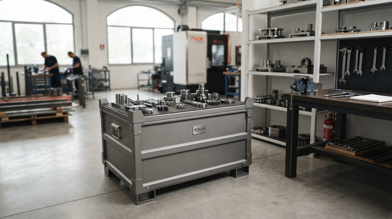 contenitore metallico su misura