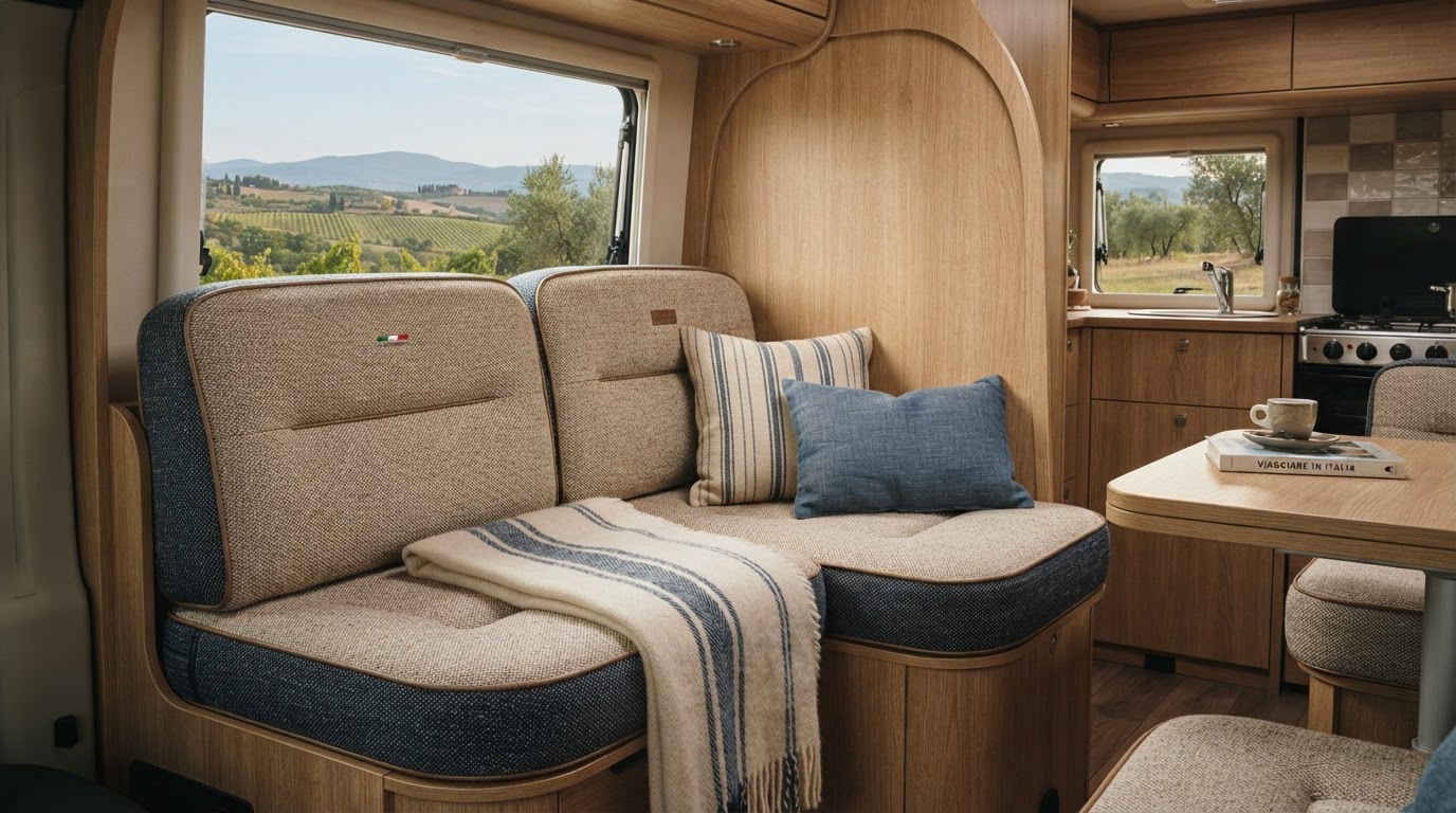 cuscino camper su misura
