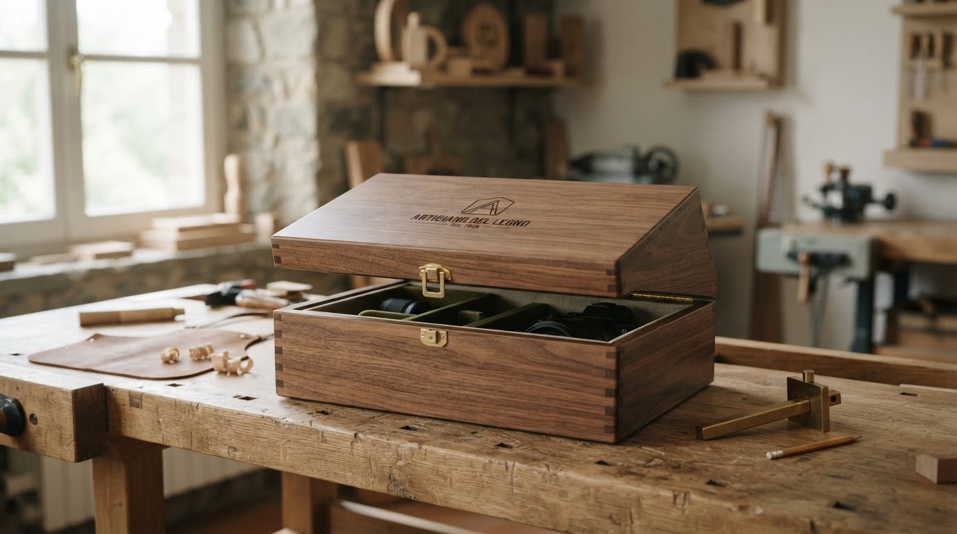 imballaggio in legno personalizzato
