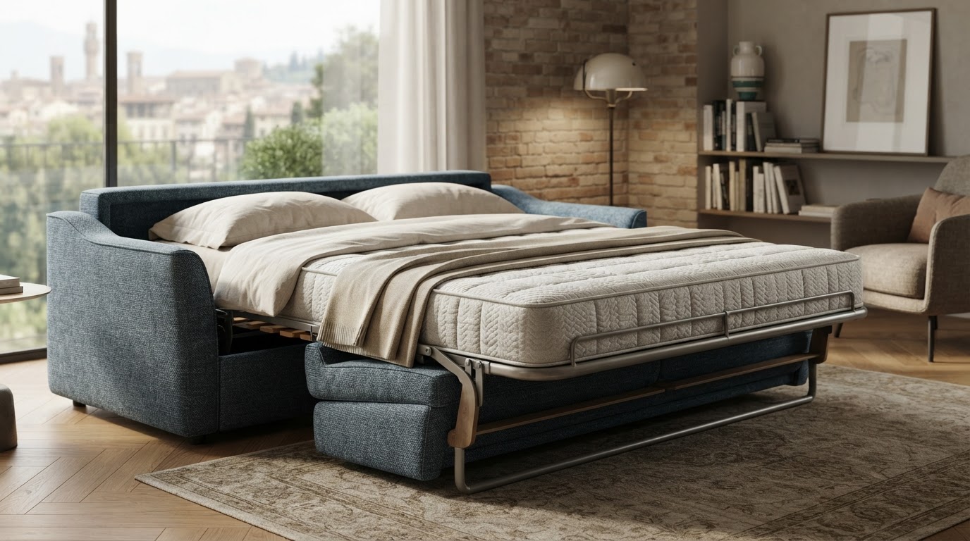Materasso per divano letto su misura